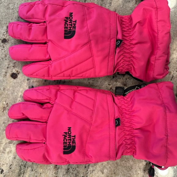 The North Face Kids Fuchsia Mittens - Picture 1 of 5